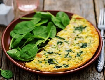 Baby Spinach Omelette