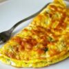 Cheese Onion Omelette Recipe