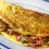 Crispy Bacon and Sweet Onion Omelette