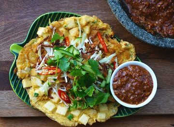 Indonesian Bean Curd Omelettes