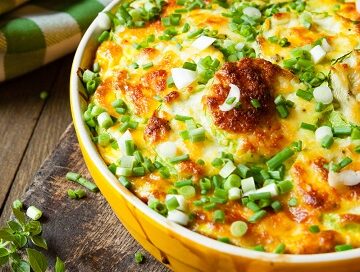 Bacon and Vegetable Egg Casserole recipe