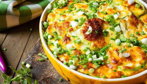Bacon and Vegetable Egg Casserole recipe