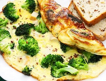 Broccoli and Swiss Omelette