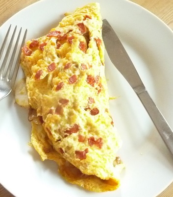Chorizo and Egg Omelette