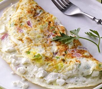 Goat Cheese and Tomato Omelette