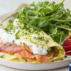 Salmon and Cream Cheese Omelette