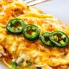 Spicy and Cheesy Jalapeno Omelette