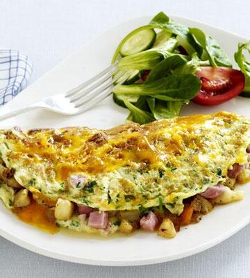 Turkey and Cheese Omelette
