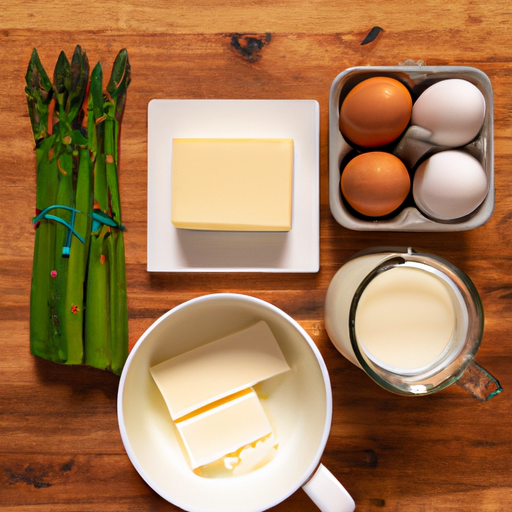 asparagus mozzarella omelette ingredients