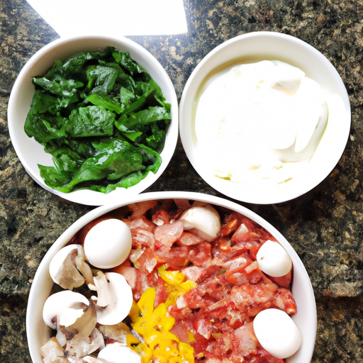 bacon and vegetable egg casserole ingredients