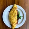 Bacon Artichoke Cheddar Omelette Recipe