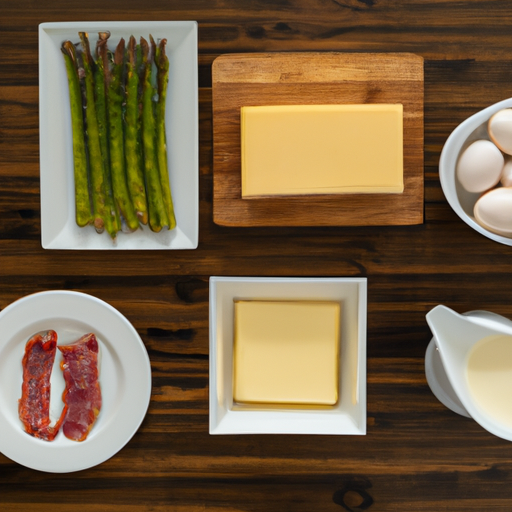 bacon asparagus cheddar omelette ingredients