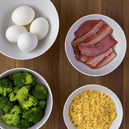 bacon broccoli cheddar omelette ingredients