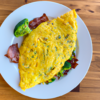 Bacon Broccoli Cheddar Omelette Recipe