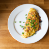 Bacon Scallion Cheddar Omelette Recipe