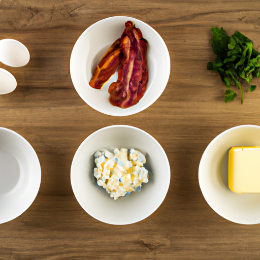 blue cheese and bacon omelette ingredients