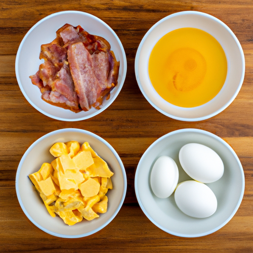 canadian bacon and cheese omelette ingredients
