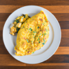 Chicken Artichoke Cheddar Omelette Recipe