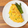 Chicken Asparagus Cheddar Omelette Recipe