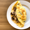 Chicken Mushroom Mozzarella Omelette Recipe