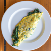 Chicken Spinach Cheddar Omelette Recipe