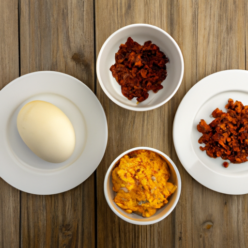 chorizo and egg omelette ingredients