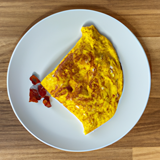 chorizo and egg omelette