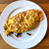 Chorizo Artichoke Cheddar Omelette Recipe