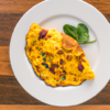Chorizo Basil Cheddar Omelette Recipe