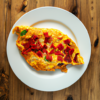 Chorizo Bell Pepper Mozzarella Omelette Recipe