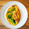 Chorizo Broccoli Cheddar Omelette Recipe