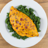 Chorizo Kale Cheddar Omelette Recipe