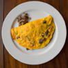 Chorizo Mushroom Cheddar Omelette Recipe