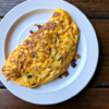 Chorizo Onion Cheddar Omelette Recipe