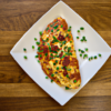 Chorizo Scallion Mozzarella Omelette Recipe