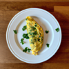 Cilantro Cheddar Omelette Recipe
