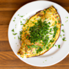 Cilantro Mozzarella Omelette Recipe