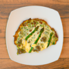 Ground Beef Asparagus Mozzarella Omelette Recipe