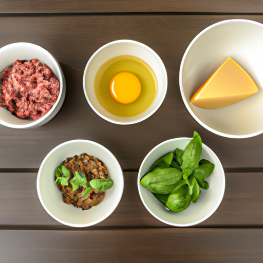ground beef basil cheddar omelette ingredients