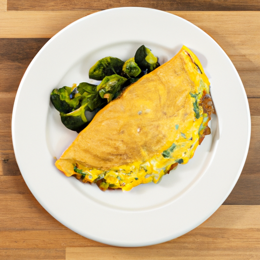 ground beef broccoli cheddar omelette