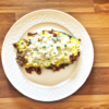 Ground Beef Zucchini Mozzarella Omelette Recipe