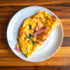 Ham Scallion Cheddar Omelette Recipe
