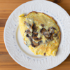 Mushroom Mozzarella Omelette Recipe