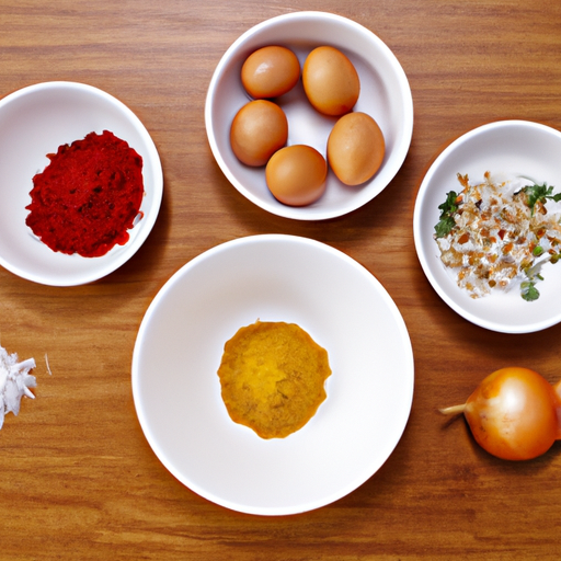 north indian omelette ingredients