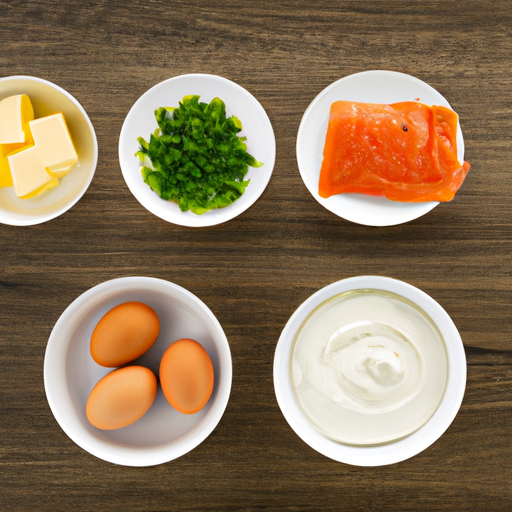 salmon and cream cheese omelette ingredients