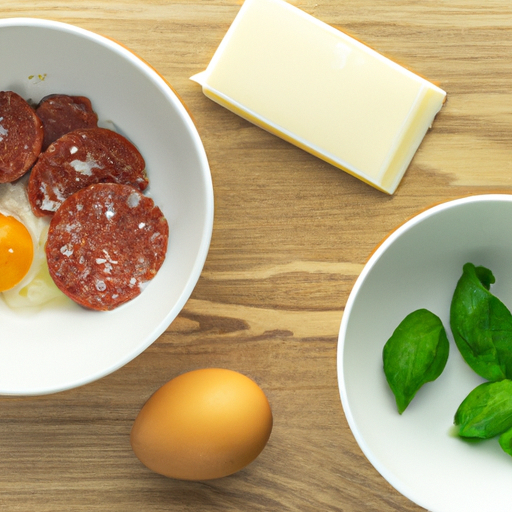 sausage basil mozzarella omelette ingredients