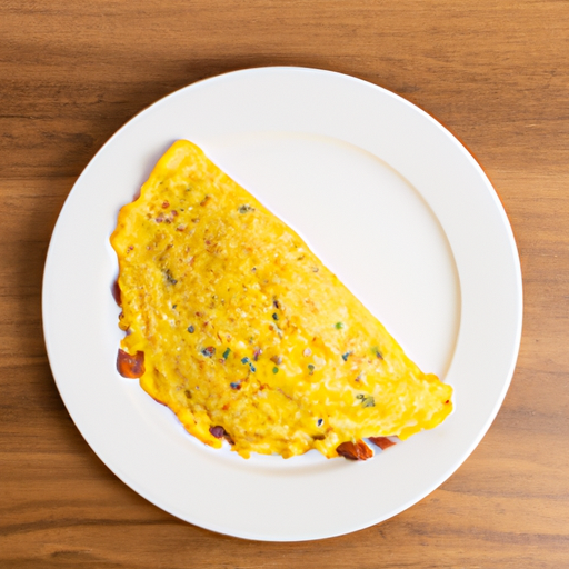 sausage chive cheddar omelette