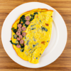 Sausage Spinach Cheddar Omelette Recipe