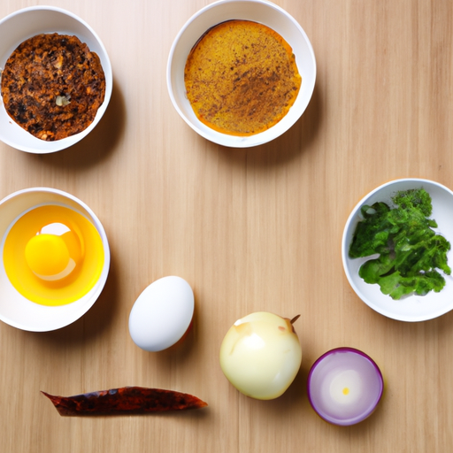 south indian scrambled eggs ingredients