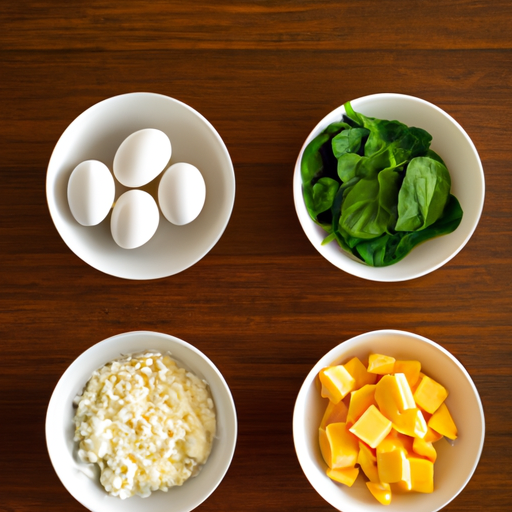 spinach cheddar omelette ingredients